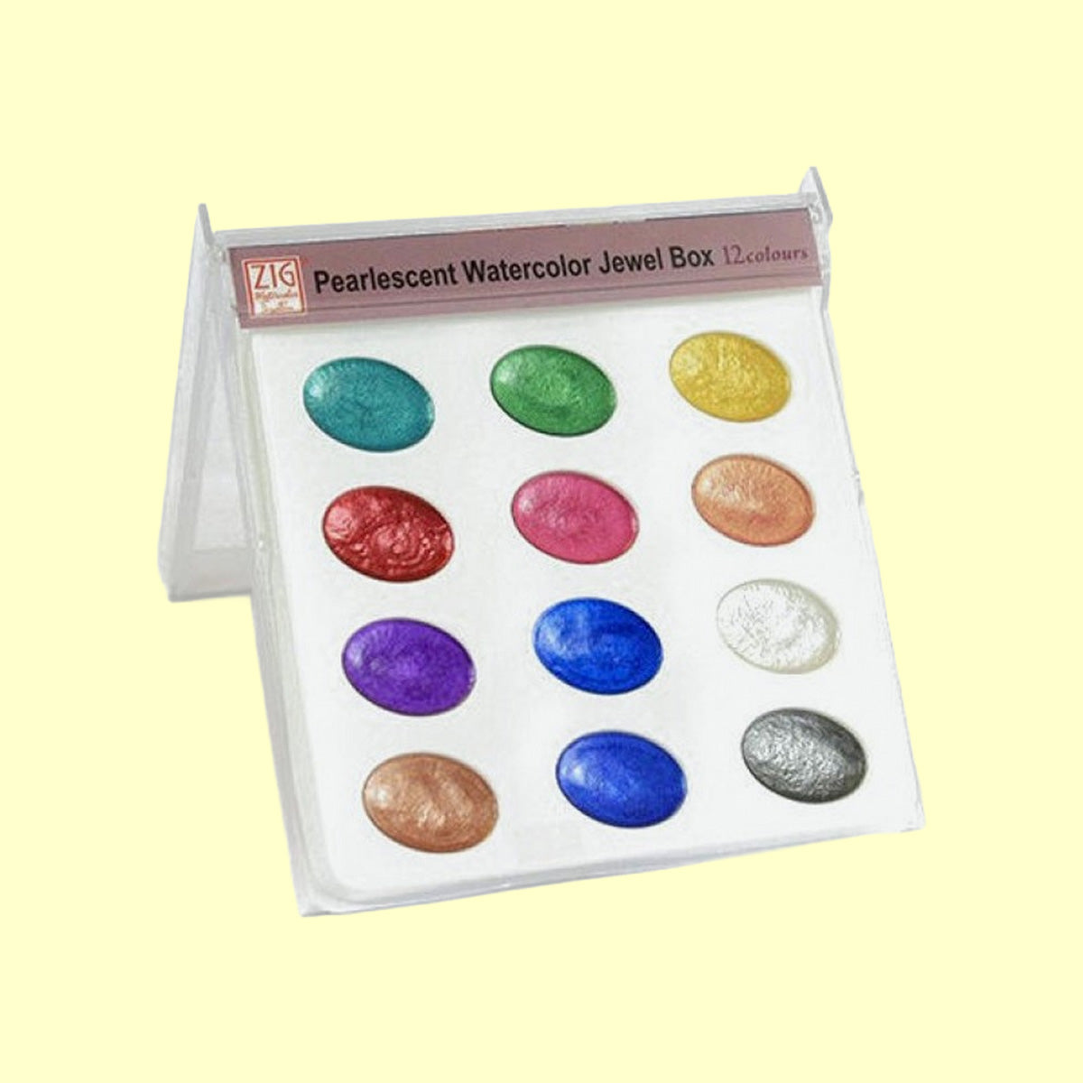 Kuretake GANSAI Tambi Set 24 Colori Per Acquerelli, Art Nouveau Kuretake GANSAI Tambi Set 24 Colori Per Acquerelli, Art Nouveau
