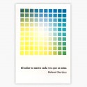 Afiche Colores Roland Barthes
