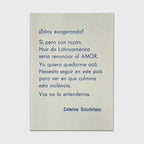 ¿Estoy exagerando?