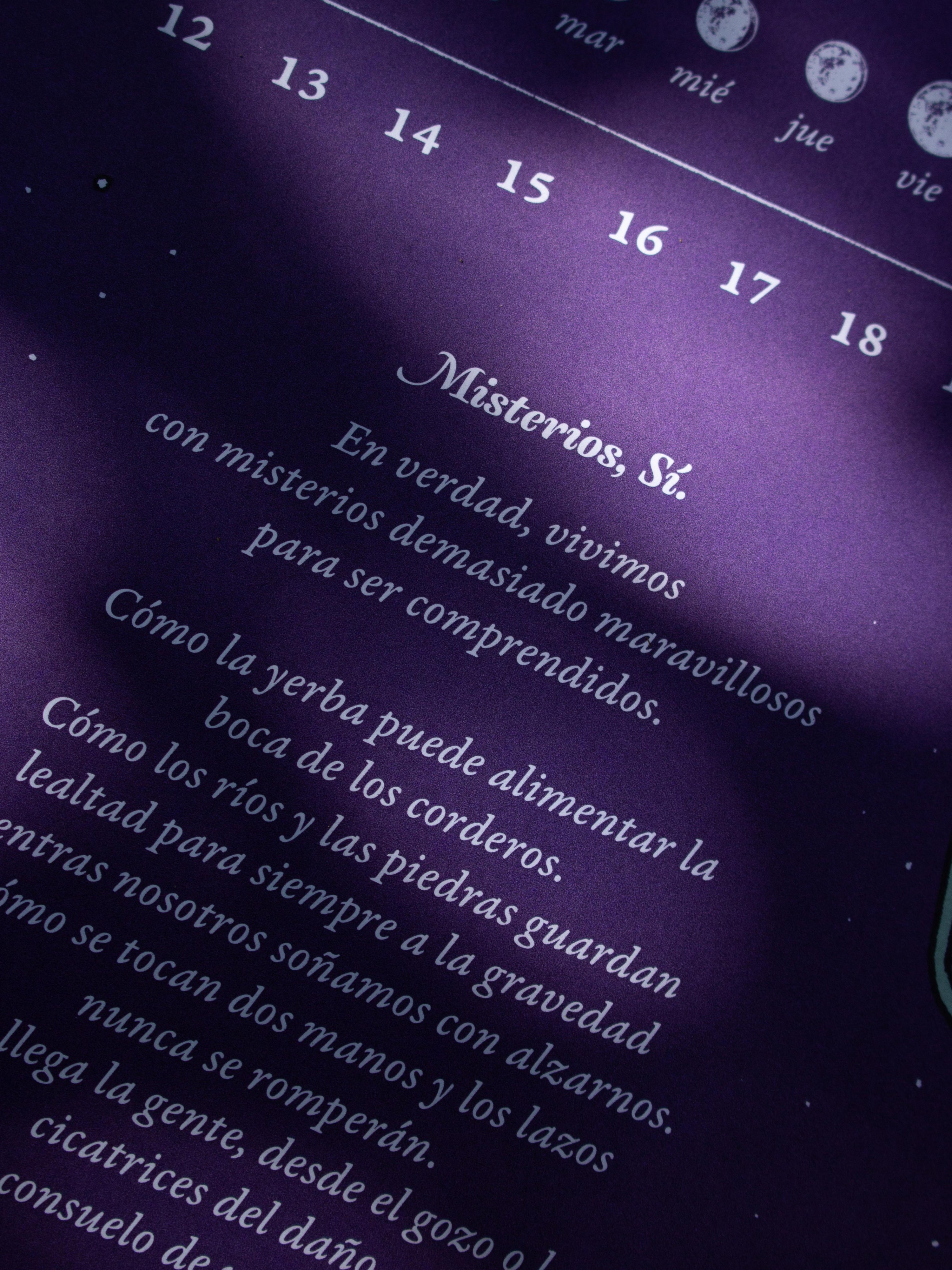 Calendario lunar Hemisferio Sur 2026 - 2027