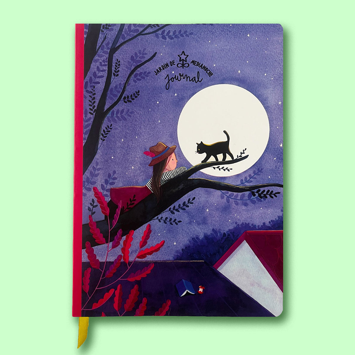 Journal Gato negro de Jardin de Medianoche