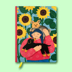 Journal Perro y Girasoles de Cata Cartagena