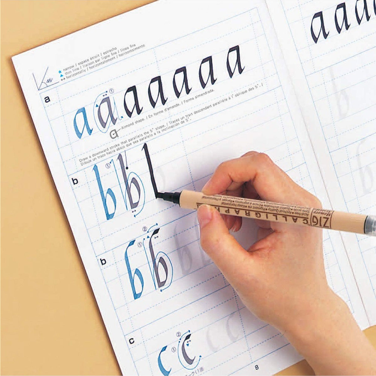 A To ZIG Calligraphy Italic Workbook