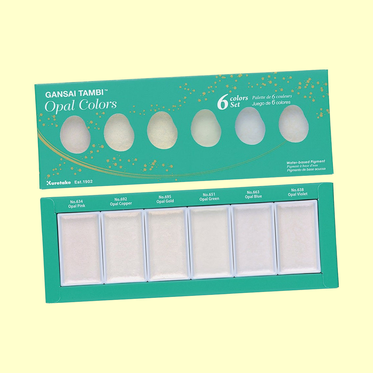 Acuarela Opalo Gansai Tambi Set 6