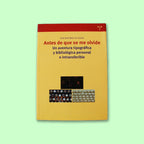 Antes de que se me olvide