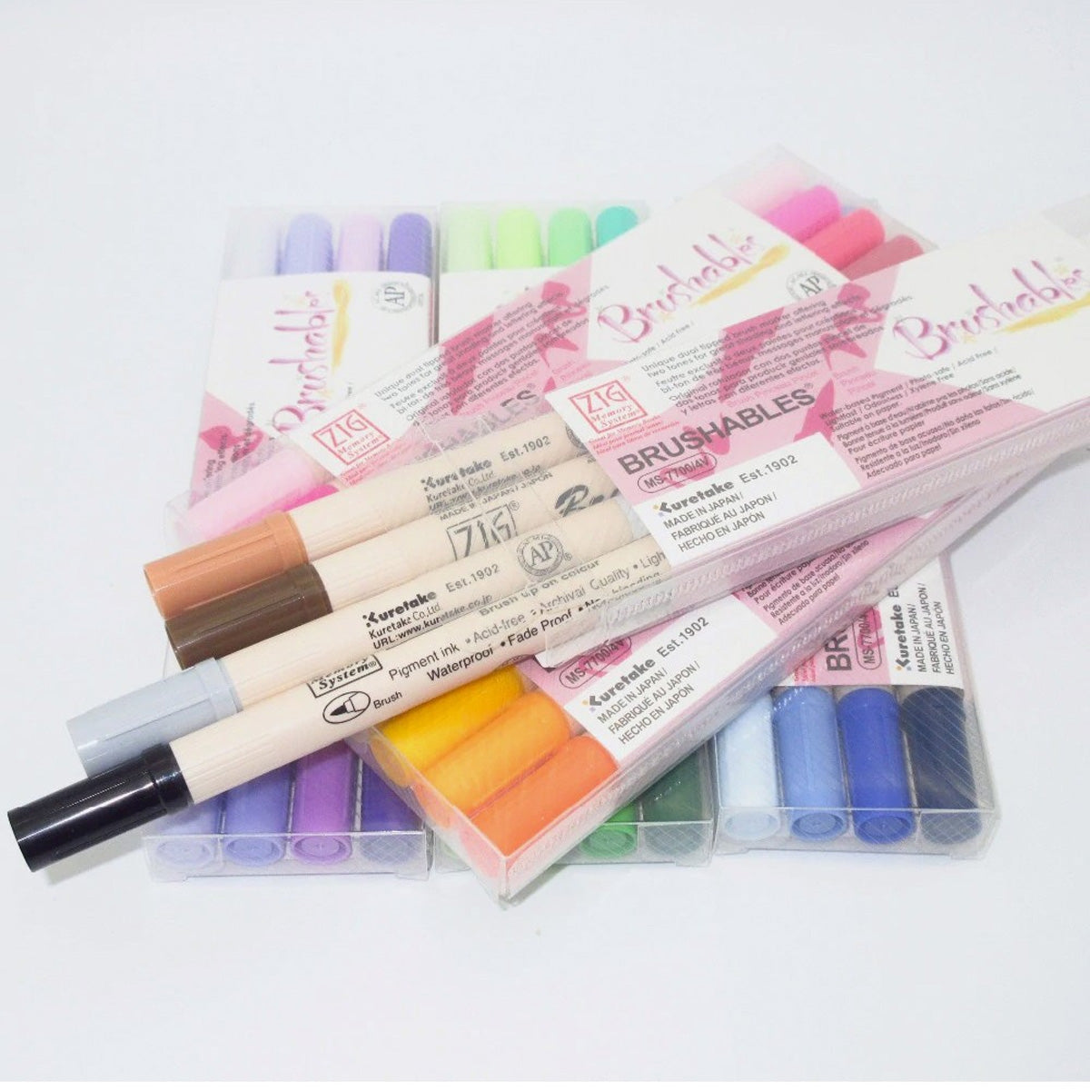 Brushables Set 4 Colores