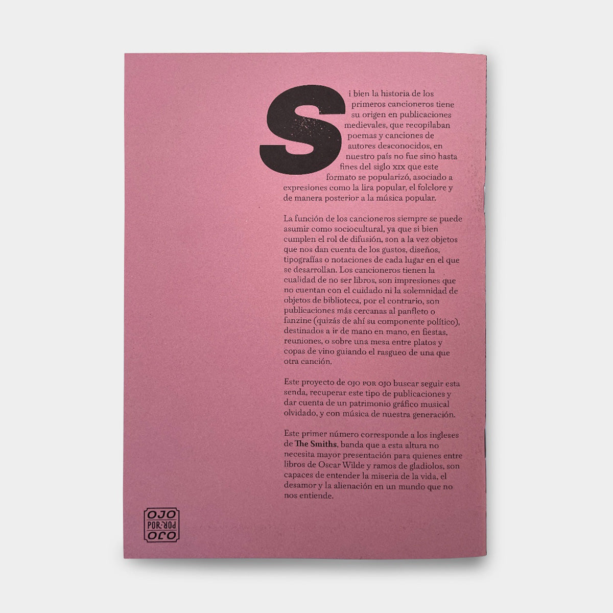 Cancionero OXO Nro.1 - The Smiths