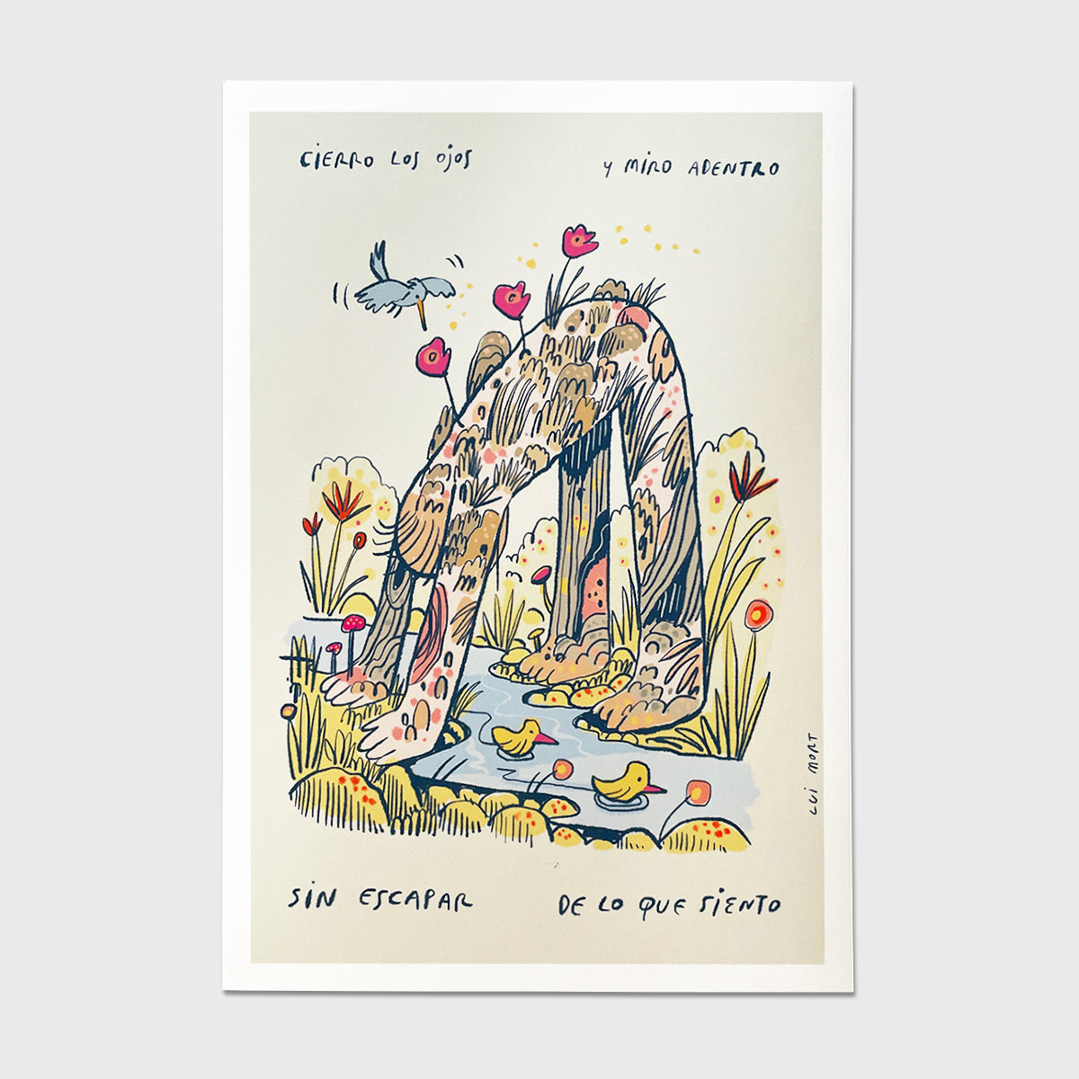 Cierro los ojos y miro adentro