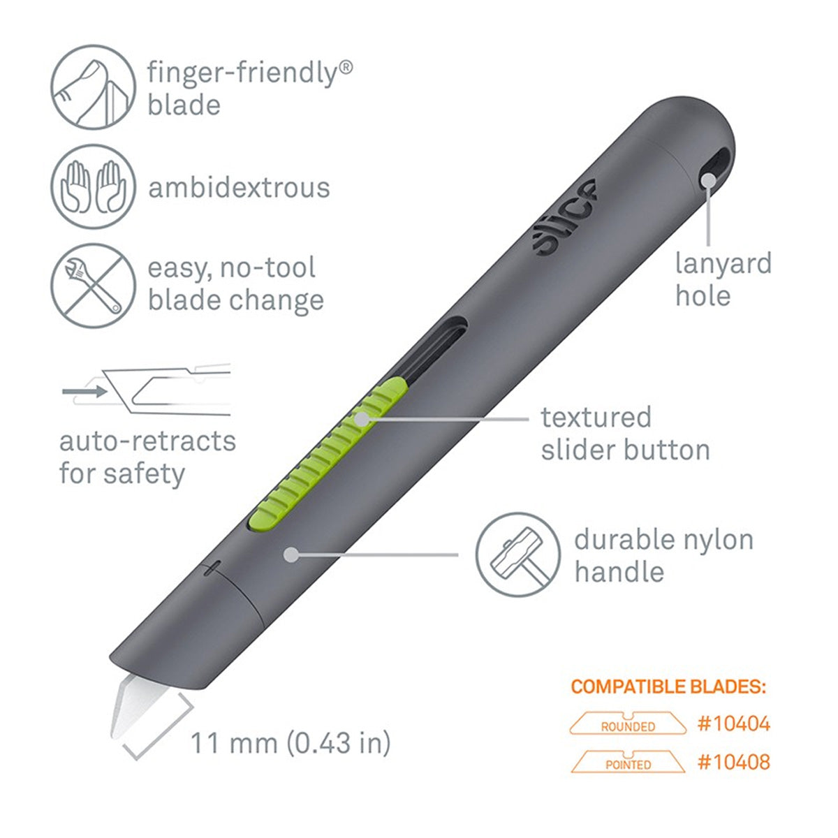 Cuchilla Cortadora Retráctil Tipo Lapiz