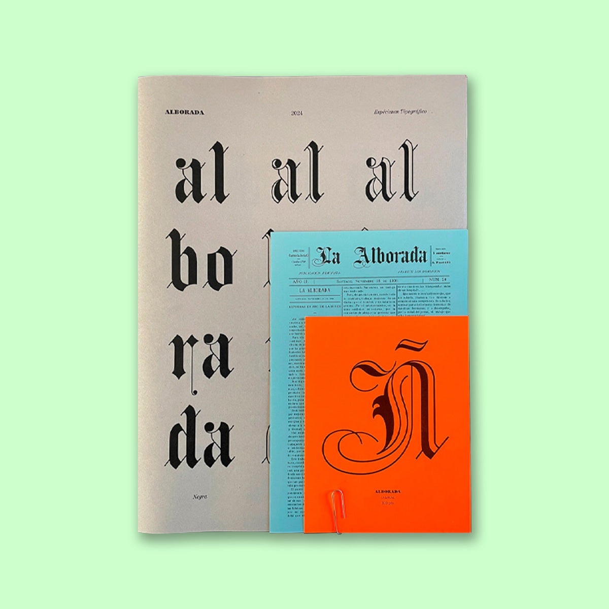 Espécimen Tipográfico Alborada