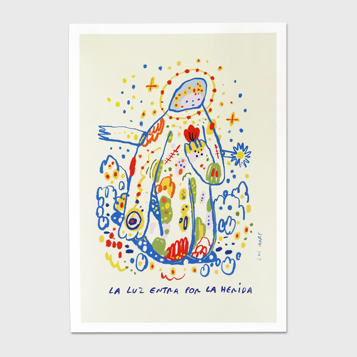 La luz entra por la herida