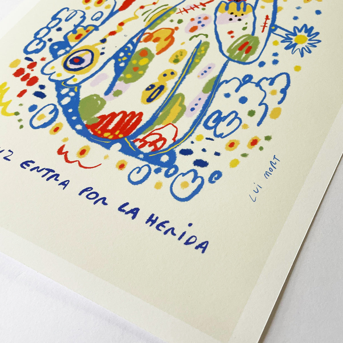 La luz entra por la herida