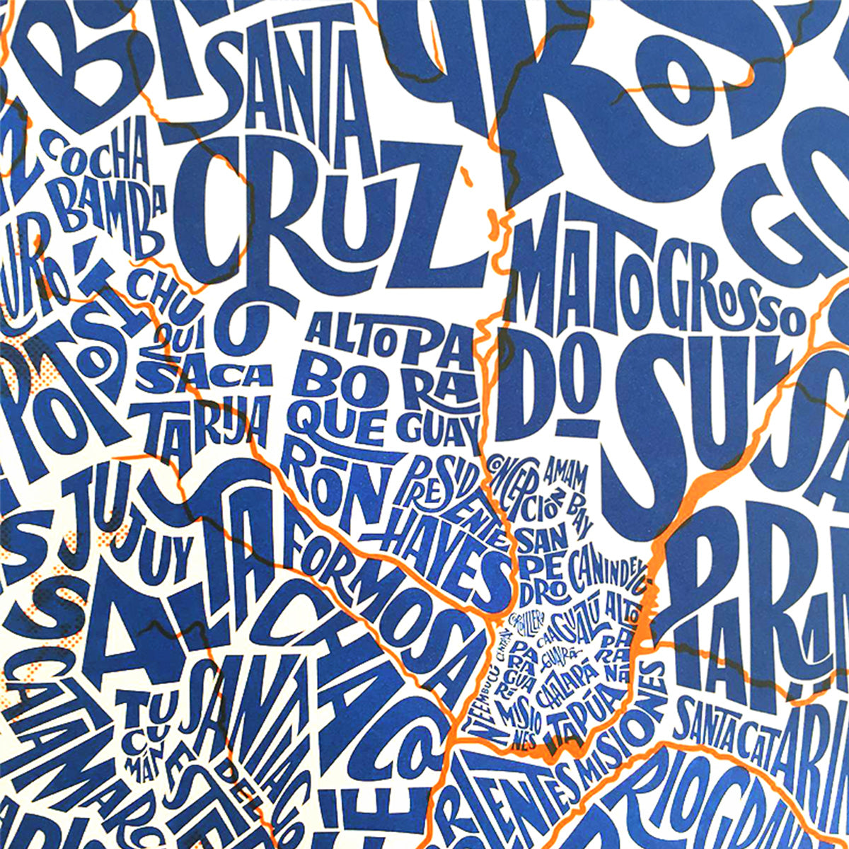 Mapa de América del Sur