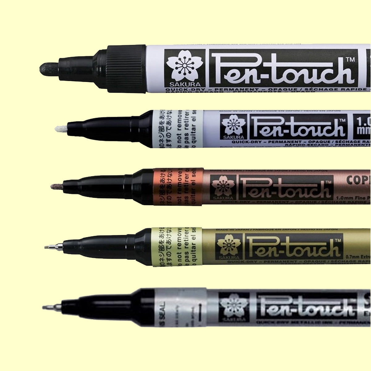 Marcadores Permanentes de Pintura Pen Touch