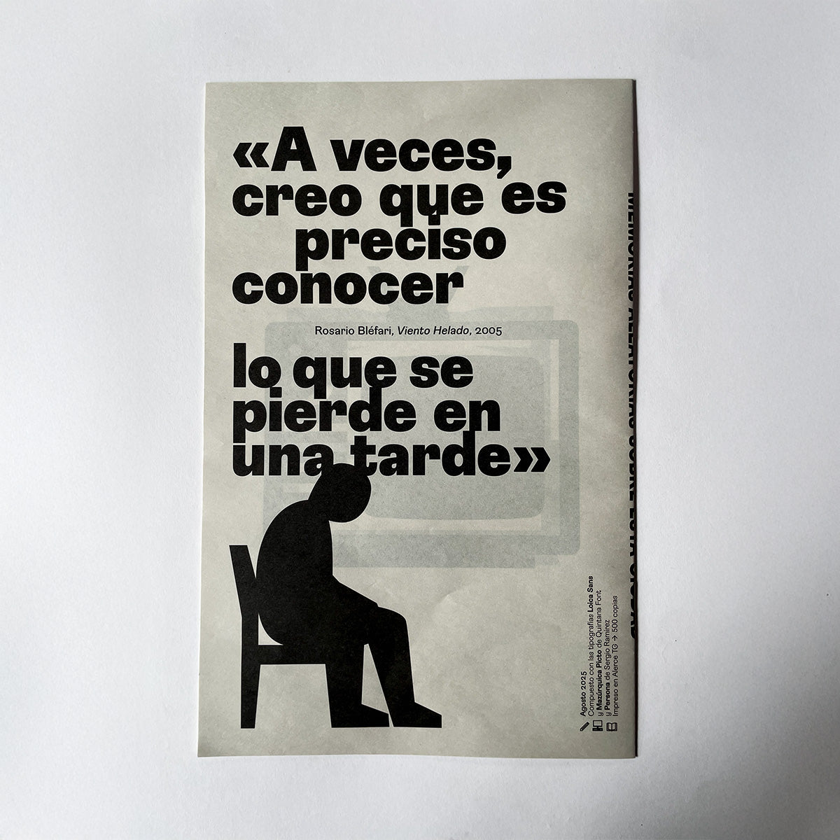 Memorias aleatorias sobre esta ciudad