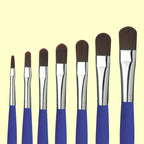 Pincel Forte Almendrado Serie 8650