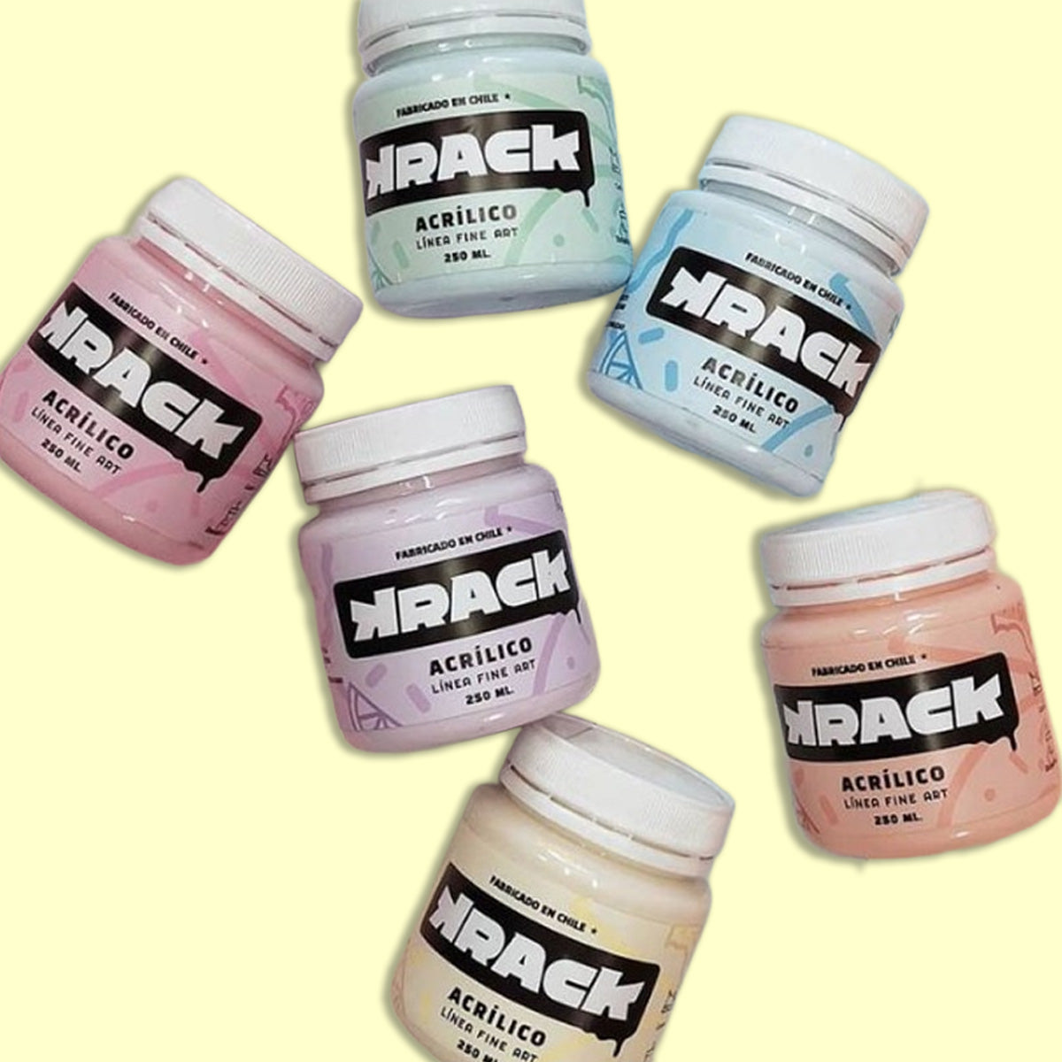 Pintura Acrílica Pasteles 250 ml