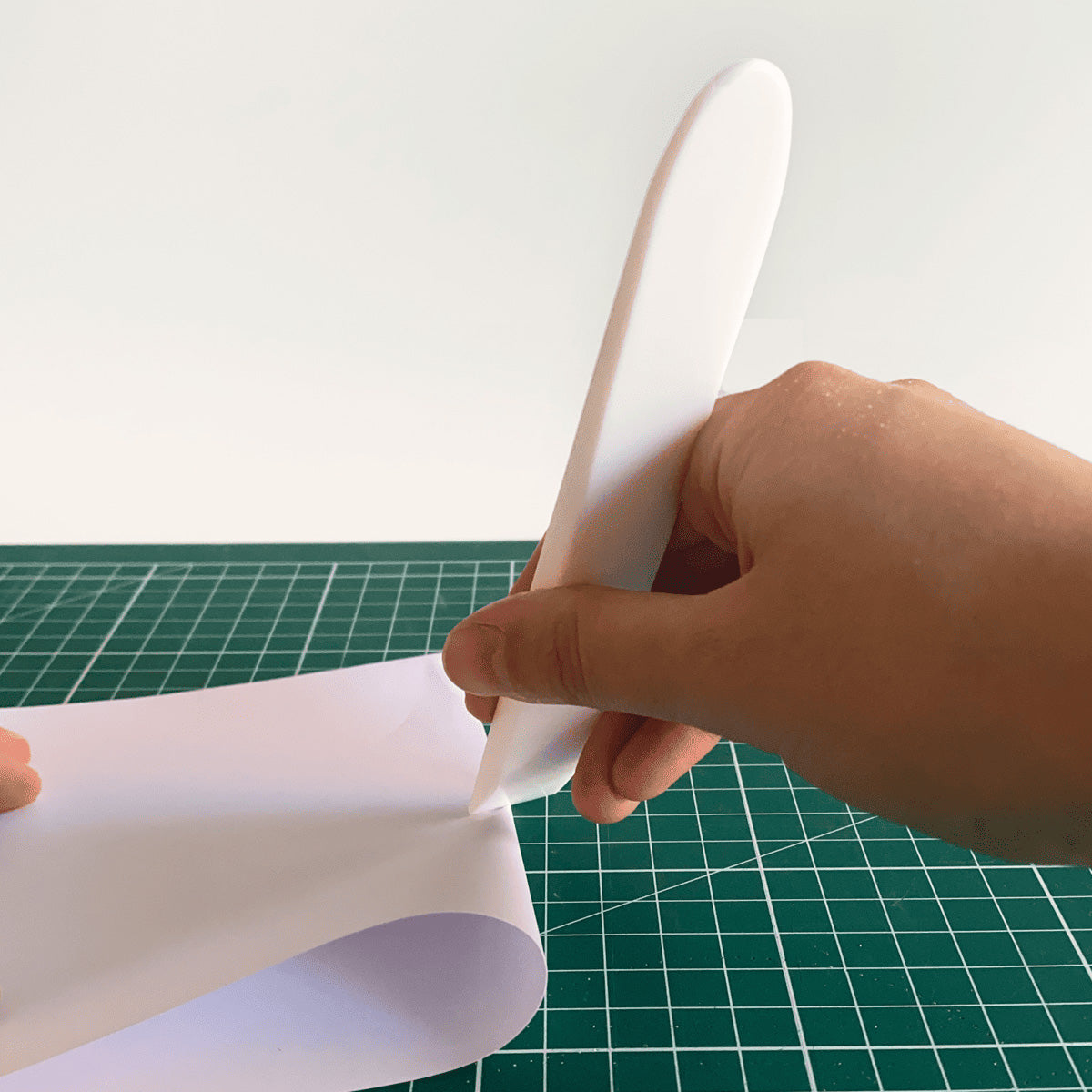 Plegadera de Teflón con Punta Redonda y Cuadrada