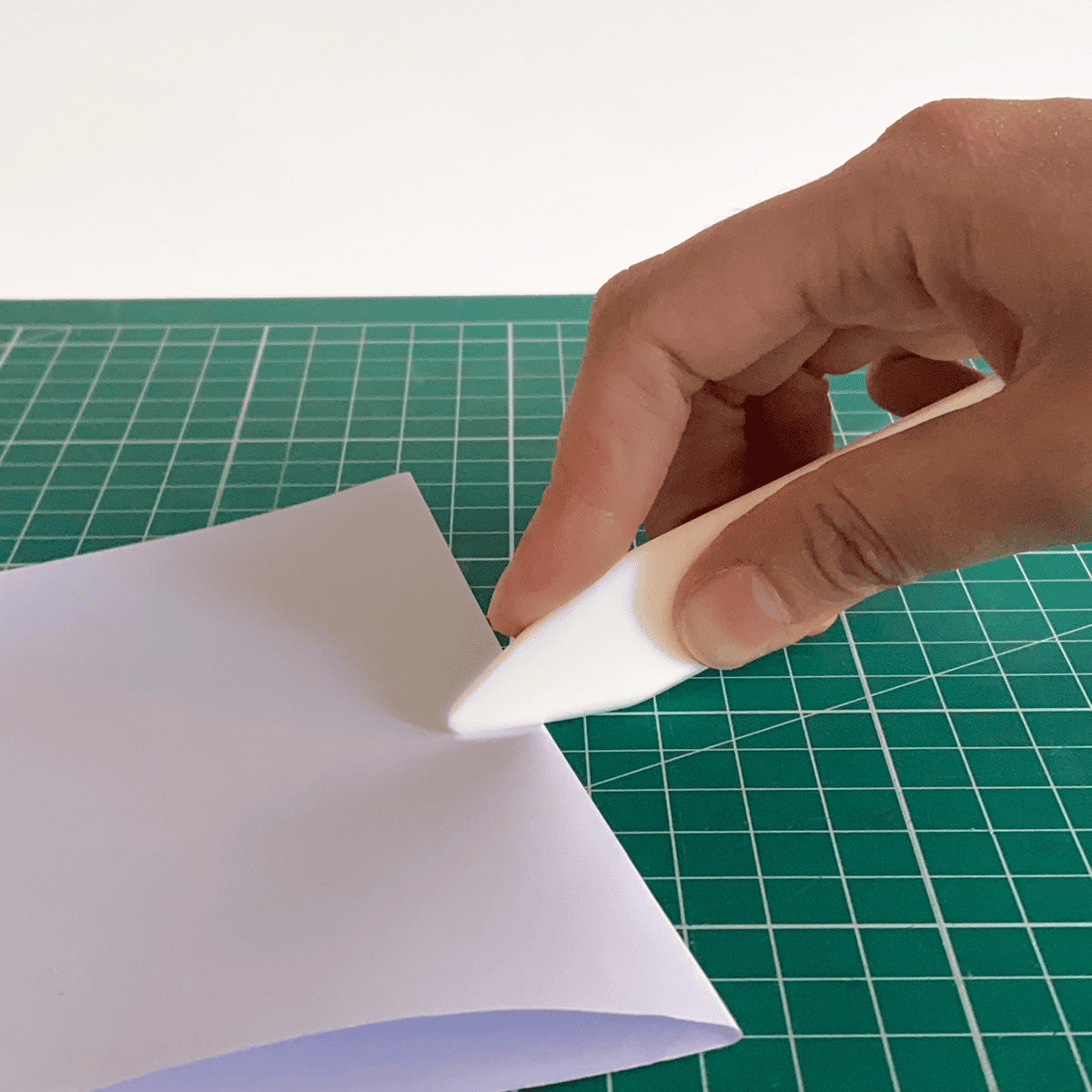 Plegadera Teflón Con Punta Triangular Y Punta Cuadrada