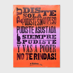 Pudiste sola