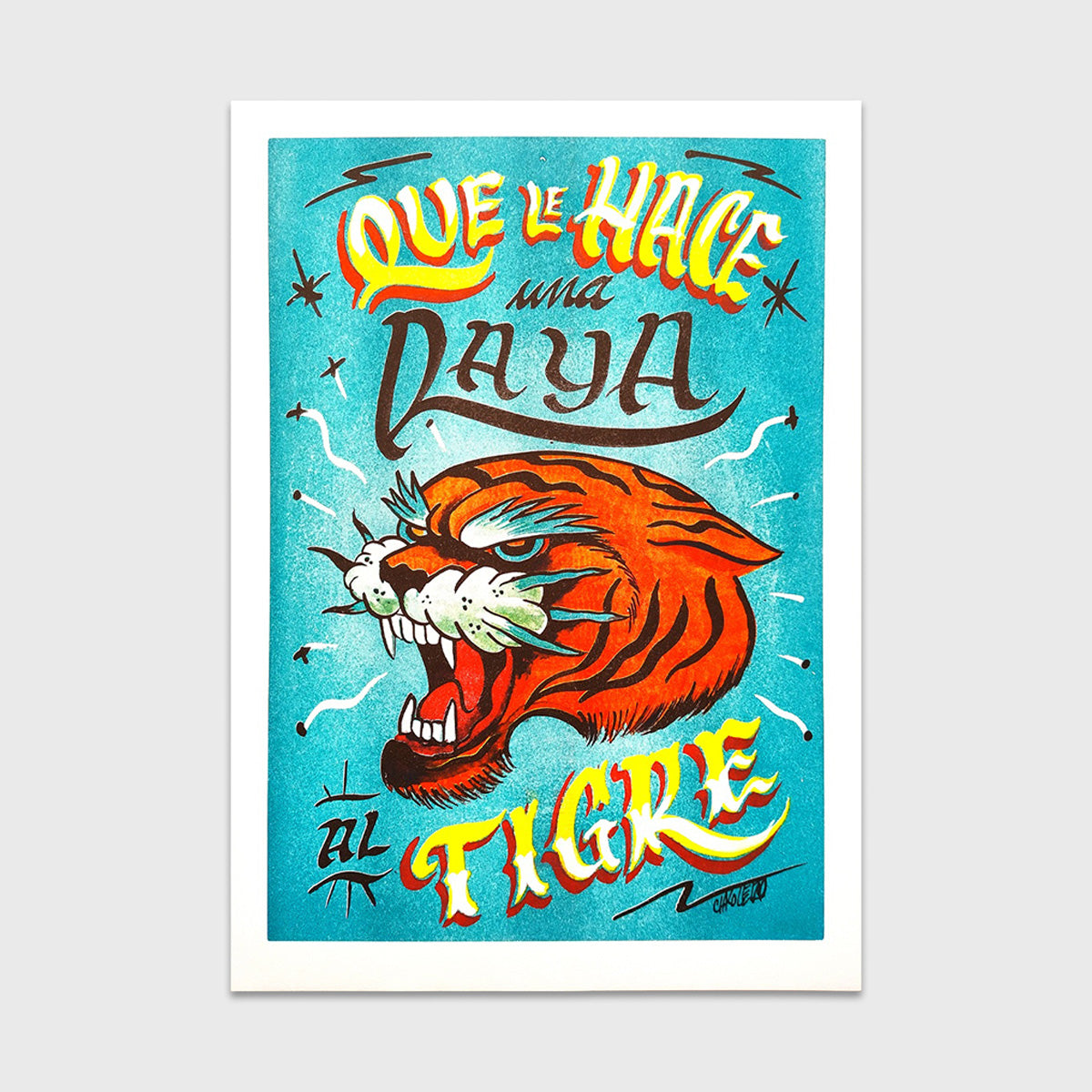 Qué le hace una raya al tigre