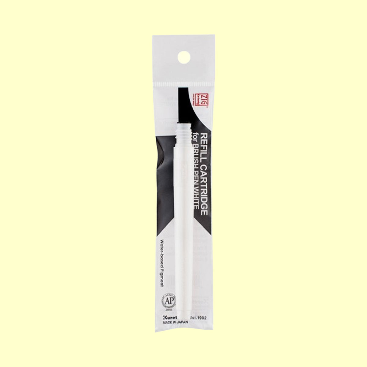 Recarga Brush Pen White