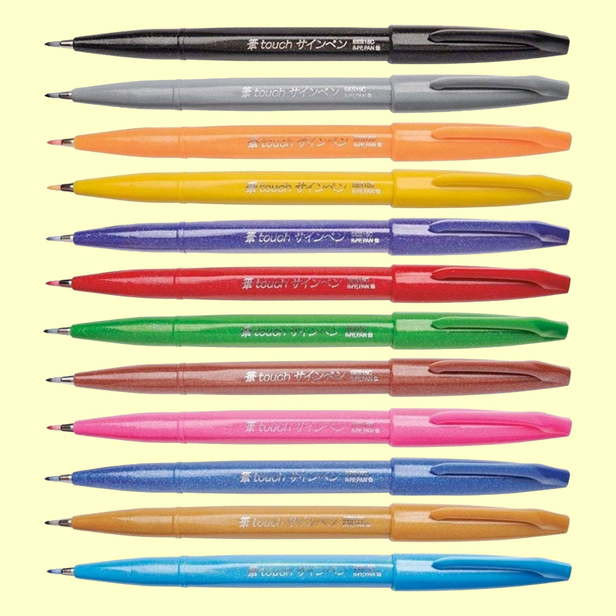 Rotulador Punta Flexible Pentel Touch