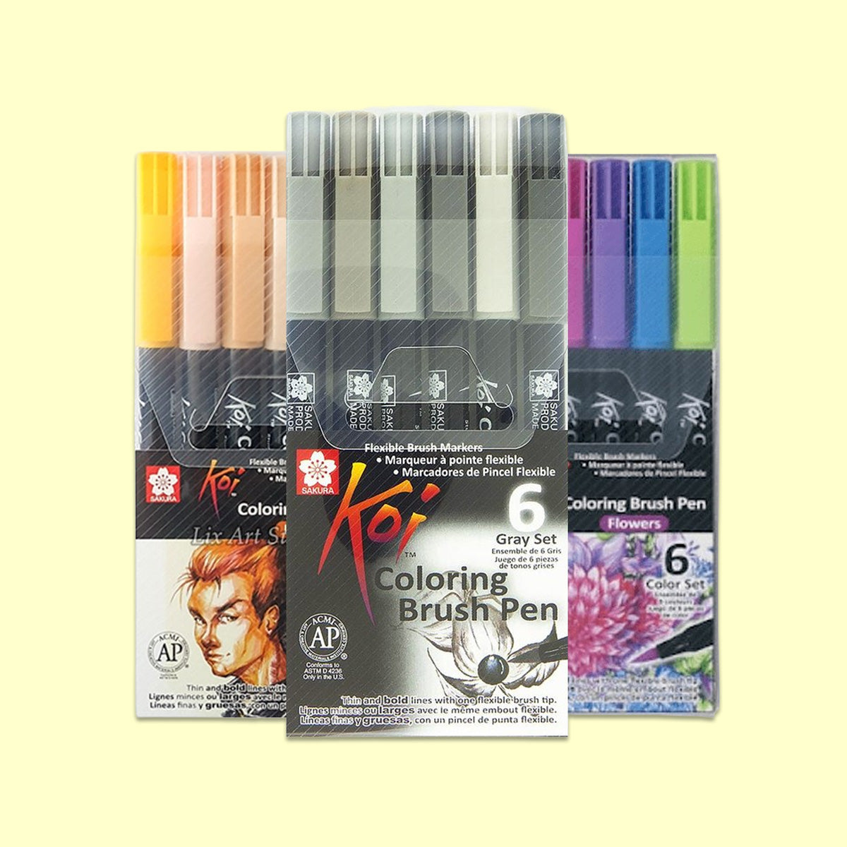 Koi Coloring Brush Set