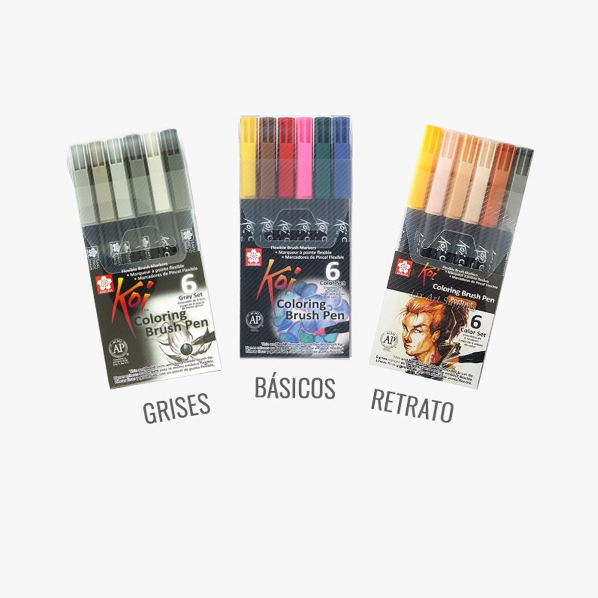 Koi Coloring Brush Set