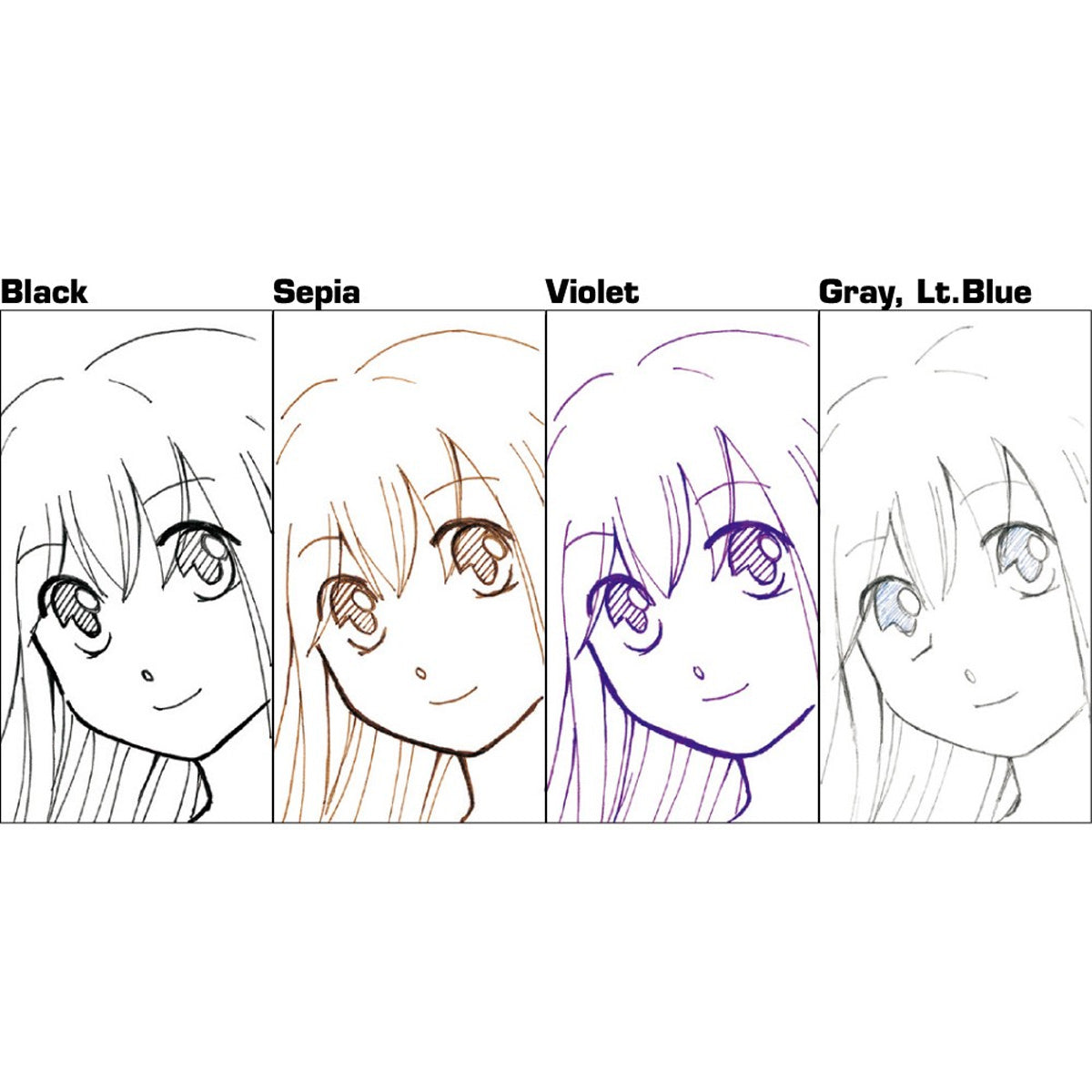 Tiralínea Mangaka Colores 0.1mm